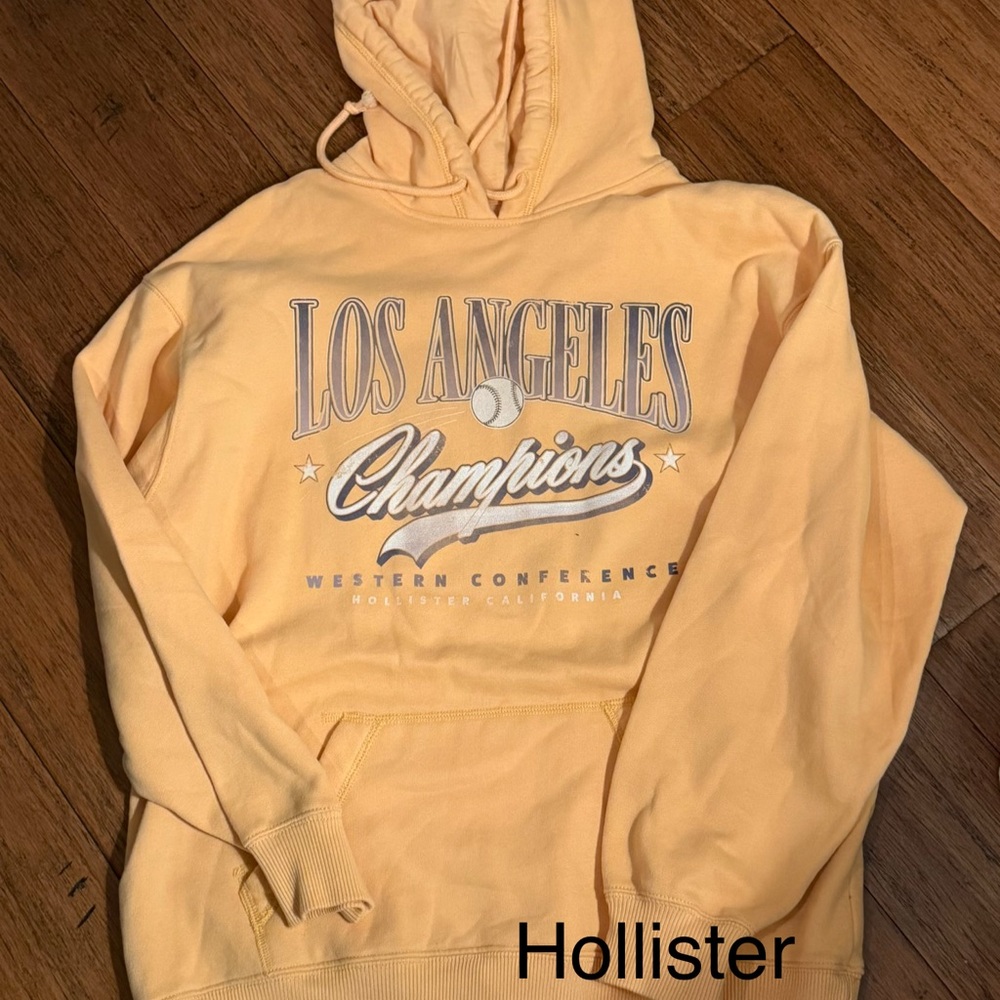 Hollister Orange Men’s Hoodie